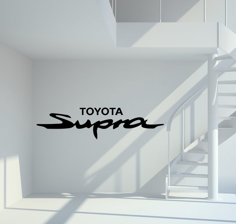 46181 Toyota Supra Schriftzug Wandtattoo